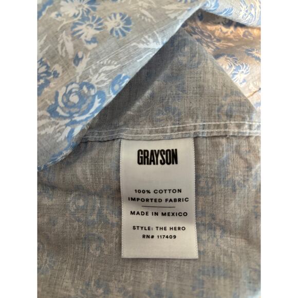 Grayson Floral Print Hero Button Down Shirt - Picture 4 of 4